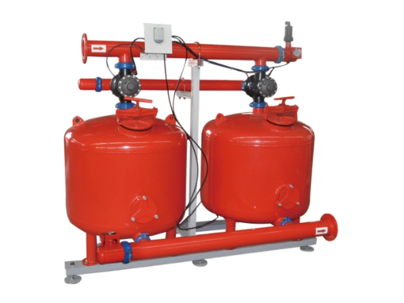 Agricultural irrigation automatic backwash sand gravel filter